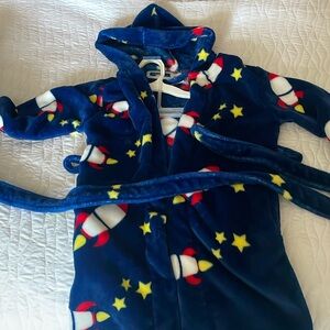 Spaceship theme hooded robe